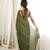 Heavy star georgette beads & lace work saree