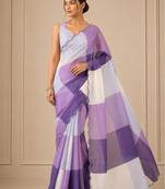 premium heavy chinon silk blend mirror work saree
