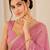 Heavy star georgette beads & lace work saree