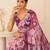 premium heavy chinon silk blend mirror work saree
