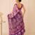 premium heavy chinon silk blend mirror work saree