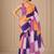 premium heavy chinon silk blend mirror work saree