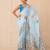 premium heavy chinon silk blend mirror work saree