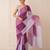 premium heavy chinon silk blend mirror work saree
