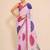 premium heavy chinon silk blend mirror work saree