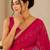 Heavy star georgette beads & lace work saree