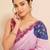 premium heavy chinon silk blend mirror work saree