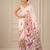premium heavy chinon silk blend mirror work saree