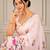 premium heavy chinon silk blend mirror work saree