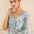 premium heavy chinon silk blend mirror work saree