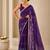 Heavy star georgette beads & lace work saree