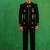 Classic black embroidered imported suiting jacket set