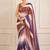 premium heavy chinon silk blend mirror work saree