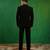 Classic black embroidered imported suiting jacket set