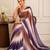 premium heavy chinon silk blend mirror work saree