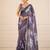 premium heavy chinon silk blend mirror work saree