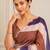 premium heavy chinon silk blend mirror work saree
