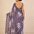 premium heavy chinon silk blend mirror work saree