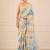 premium heavy chinon silk blend mirror work saree