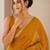 Heavy star georgette beads & lace work saree