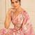 premium heavy chinon silk blend mirror work saree