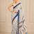 premium heavy chinon silk blend mirror work saree