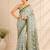 premium heavy chinon silk blend mirror work saree