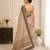 premium heavy chinon silk blend mirror work saree