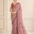 premium heavy chinon silk blend mirror work saree