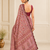 premium heavy chinon silk blend mirror work saree