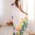 heavy chinon silk blend mirror work saree