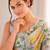 heavy chinon silk blend mirror work saree