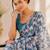 heavy chinon silk blend mirror work saree