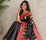 black color zari and weaving design all over with rich pallu kanchi silk blend saree