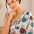heavy chinon silk blend mirror work saree