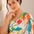 heavy chinon silk blend mirror work saree
