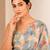 heavy chinon silk blend mirror work saree