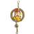 handmade laxmi ganesh wall hanging decorative  traditional for home decoration (pack of 2)