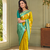 mustard yellow color zari and weaving design all over with rich pallu kanchi silk blend saree