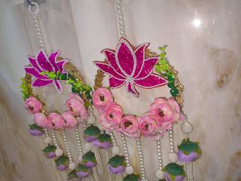 handmade decorative wall handmade for home decorative door hanging latkan for home decorations (pack of 2) 2