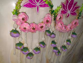 handmade decorative wall handmade for home decorative door hanging latkan for home decorations (pack of 2) 4