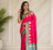 rani pink color zari and weaving design all over with rich pallu kanchi silk blend saree