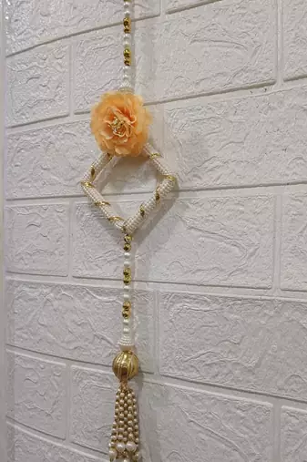 decorative square chudi latkan hanging perfect for home decor  handmade toran door hanging decor (pack of 4)