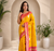 yellow color zari and weaving design all over with rich pallu kanchi silk blend saree
