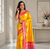 yellow color zari and weaving design all over with rich pallu kanchi silk blend saree