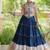 women navratri rayon lehenga choli  with lampi lace & kutchi work blouse-  full stitched free size
