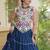 women navratri rayon lehenga choli  with lampi lace & kutchi work blouse-  full stitched free size