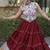 women navratri rayon lehenga choli  with lampi lace & kutchi work blouse-  full stitched free size