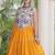 women navratri rayon lehenga choli  with lampi lace & kutchi work blouse-  full stitched free size