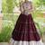 women navratri rayon lehenga choli  with lampi lace & kutchi work blouse-  full stitched free size